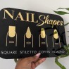 CARTEL glam Nail Shapes Salon de belleza, estetica, Mod.770