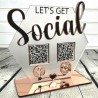 Cartel QR Redes sociales Mod.774