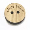 50 Botones De Madera Personalizados 2cm