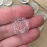 Botones acrilico cristal grabados con tu logo!