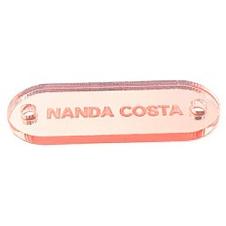 50 Etiquetas Mirror 30x13 mm