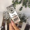 Llaveros De Acrilico, Simil Metal, P/ Hotel Mod.787