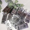Llaveros De Acrilico, Simil Metal, P/ Hotel Mod.787