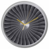 Reloj de acrilico para pared Diseño: turbina de avión