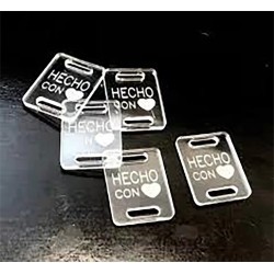 Dijes Acrilico, Finisher Para Agendas, Scrap, Etiqueta