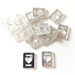 DIJES ACRILICO, FINISHER PARA AGENDAS, SCRAP, ETIQUETA ESPEJADA