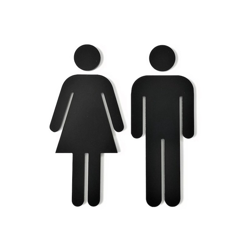 Figuras Señaletica Para Baño, Hombre, Mujer, Mixto, P/cartel