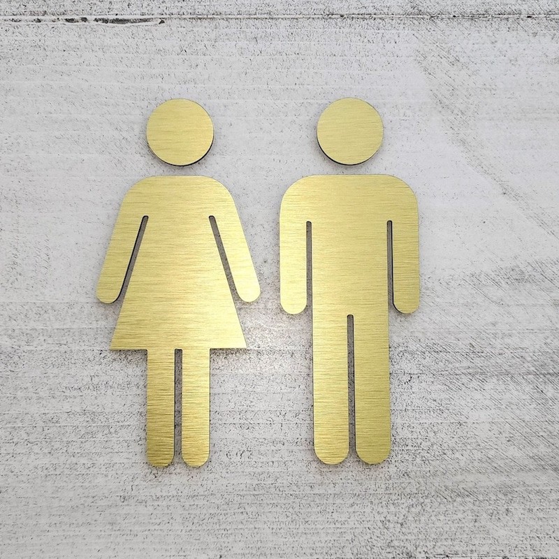 Figuras Señaletica Para Baño, Hombre, Mujer, Mixto, P/cartel