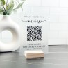 Cartel QR Base de madera Mod.730