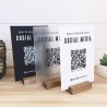 Cartel QR Base de madera Mod.730