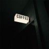 Cartel Luminoso lightbox Rectangular Blanco 30cm