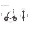 Bicicleta, Scooter, Monopatin Electrico Moto Plegable Galix