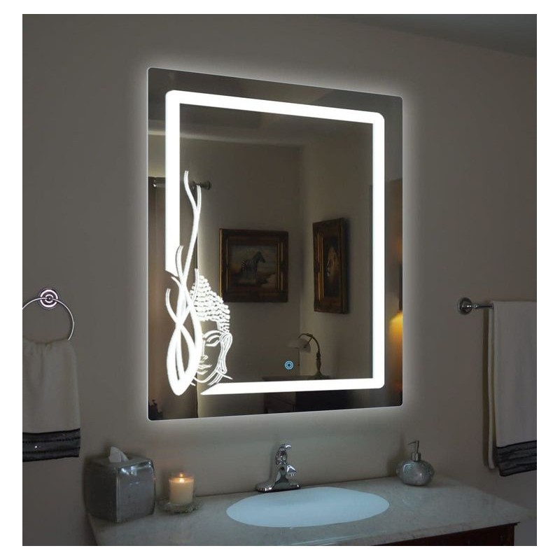 Espejo Rectangular luminoso Diseño 1