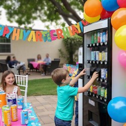 Ambientacion Expendedora de snacks/latas personalizados *Sweet Love*