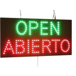 Cartel Luminoso Abierto / Cerrado Señaletica Mod.842