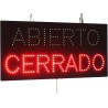 Cartel Luminoso Abierto / Cerrado Señaletica Mod.842