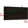 Cartel Luminoso Abierto / Cerrado Señaletica Mod.842