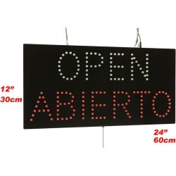 Cartel Luminoso Abierto / Cerrado Señaletica Mod.842