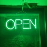 Cartel Neón Led Open, Abierto Luminoso, Abierto Mod.846