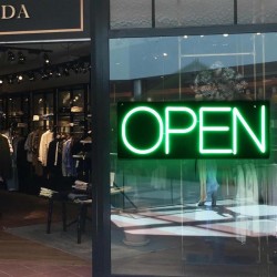 Cartel Neón Led Open, Abierto Luminoso, Abierto Mod.846