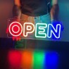 Cartel Neón Led Open, Abierto Luminoso, Abierto Mod.847