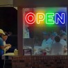 Cartel Neón Led Open, Abierto Luminoso, Abierto Mod.847