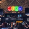 Cartel Neón Led Open, Abierto Luminoso, Abierto Mod.847