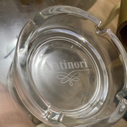 Cenicero De Vidrio Personalizado Grabado Laser