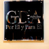 Cartel Profesional Acrílico Espejado Glam 40x30 Cm