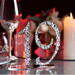 12 Numeros de mesa diseño LUXURY