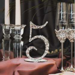12 Numeros de mesa diseño LUXURY