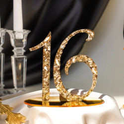 12 Numeros de mesa diseño LUXURY
