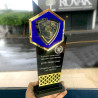 Trofeo acrilico, reconocimiento fuerza policial Mod.858