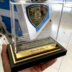 Trofeo, Premio, Reconocimiento Acrilico P/fuerzas Mod.859