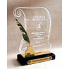 Trofeo Acrilico, Premio Pluma, P/ Escritor, Profesor, Mod.865
