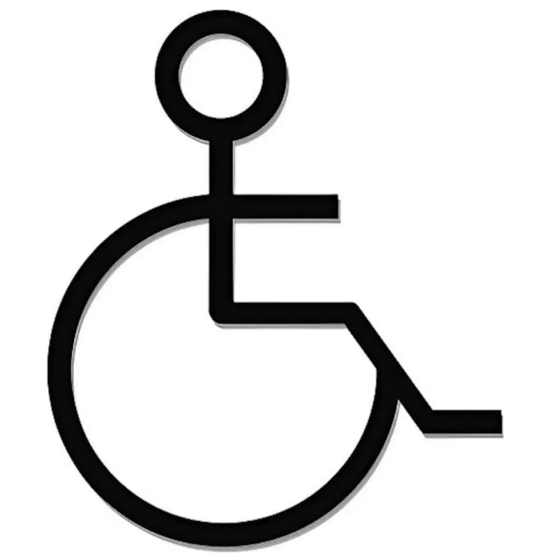 Figuras Señaletica Para Baño discapacitado P/cartel