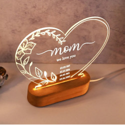 Velador Luz Led Regalo Dia...