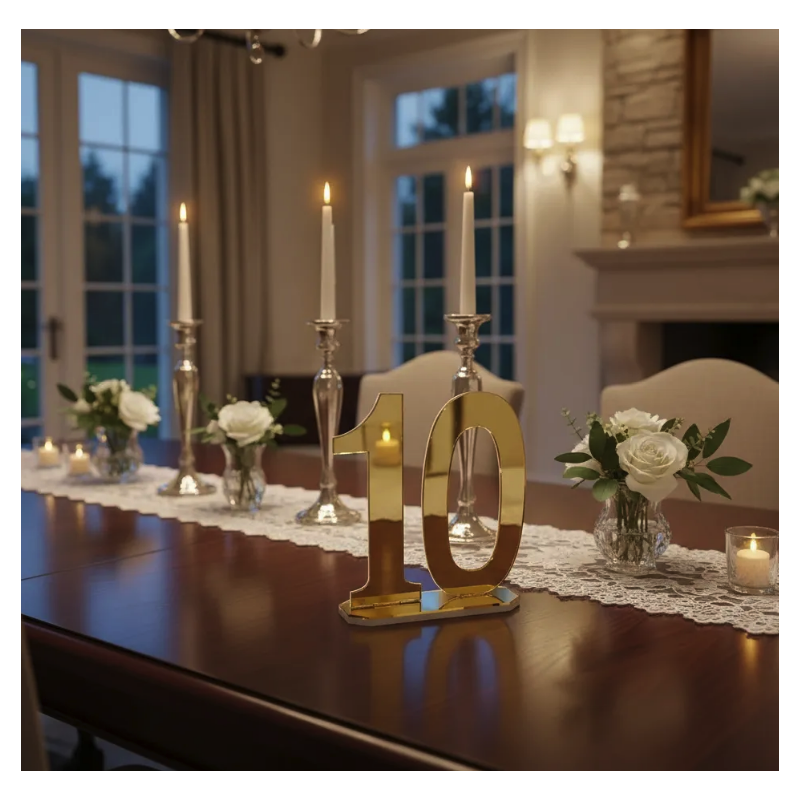 12 Numeros de mesa Mirror Mod.520