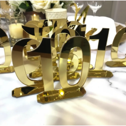 12 Numeros de mesa Mirror Mod.520