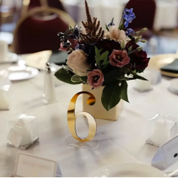 1 Numero de mesa mod.77 acrilico espejado