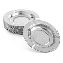 Cenicero Acero Grabado Personalizado Clasico Redondo