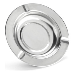 Cenicero Acero Grabado Personalizado Clasico Redondo